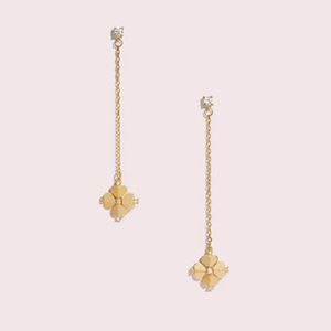 Kate Spade Legacy Logo Spade Flower Linear Earring